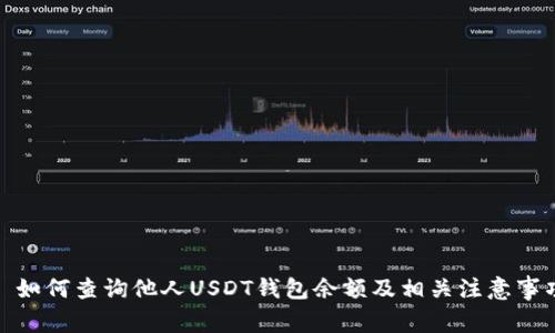 : 如何查询他人USDT钱包余额及相关注意事项